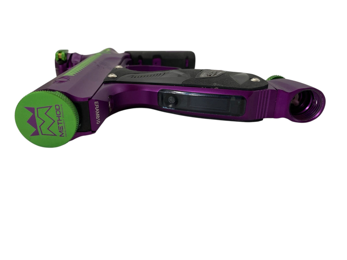 Used Method SP Smart Parts Shocker Era Purple/Green Paintball Gun Paintball Gun from CPXBrosPaintball Buy/Sell/Trade Paintball Markers, New Paintball Guns, Paintball Hoppers, Paintball Masks, and Hormesis Headbands