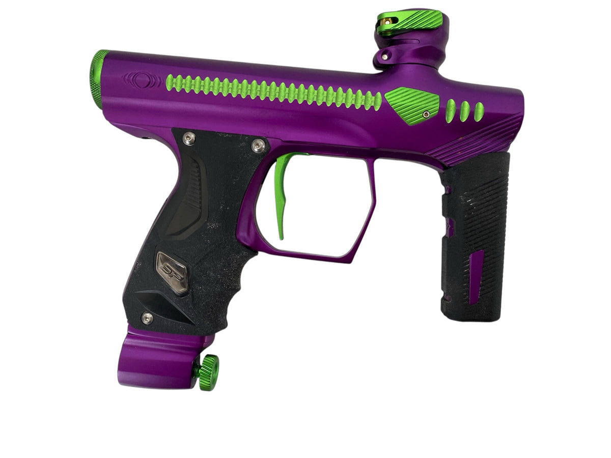 Used Method SP Smart Parts Shocker Era Purple/Green Paintball Gun Paintball Gun from CPXBrosPaintball Buy/Sell/Trade Paintball Markers, New Paintball Guns, Paintball Hoppers, Paintball Masks, and Hormesis Headbands