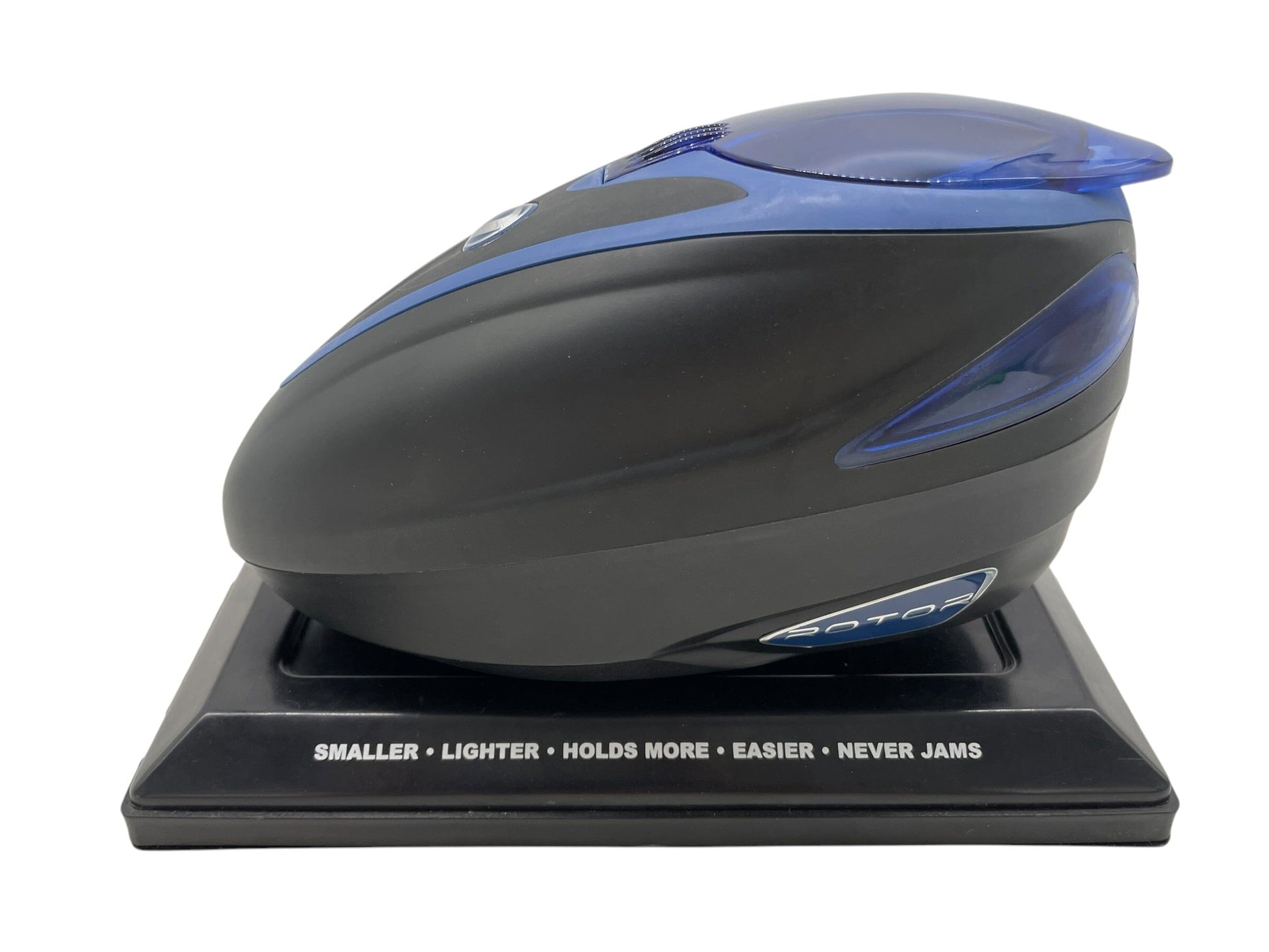 Used MINT Dye Rotor Black/Blue Hopper Loader Paintball Gun from CPXBrosPaintball Buy/Sell/Trade Paintball Markers, New Paintball Guns, Paintball Hoppers, Paintball Masks, and Hormesis Headbands