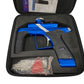 Used MINT Macdev Cyborg X Paintball Gun Blue Silver Paintball Gun from CPXBrosPaintball Buy/Sell/Trade Paintball Markers, New Paintball Guns, Paintball Hoppers, Paintball Masks, and Hormesis Headbands