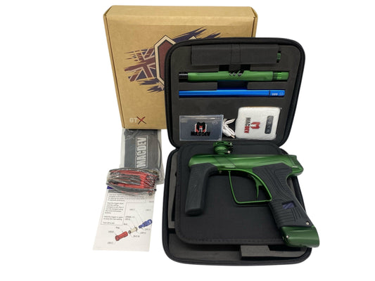 Used Mint MacDev GTX Paintball Gun Olive Paintball Gun from CPXBrosPaintball Buy/Sell/Trade Paintball Markers, New Paintball Guns, Paintball Hoppers, Paintball Masks, and Hormesis Headbands