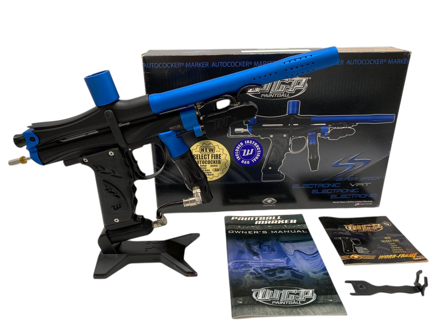 Used New 2k5 superstock WGP Auto Cocker Paintball Gun Paintball Gun from CPXBrosPaintball Buy/Sell/Trade Paintball Markers, New Paintball Guns, Paintball Hoppers, Paintball Masks, and Hormesis Headbands