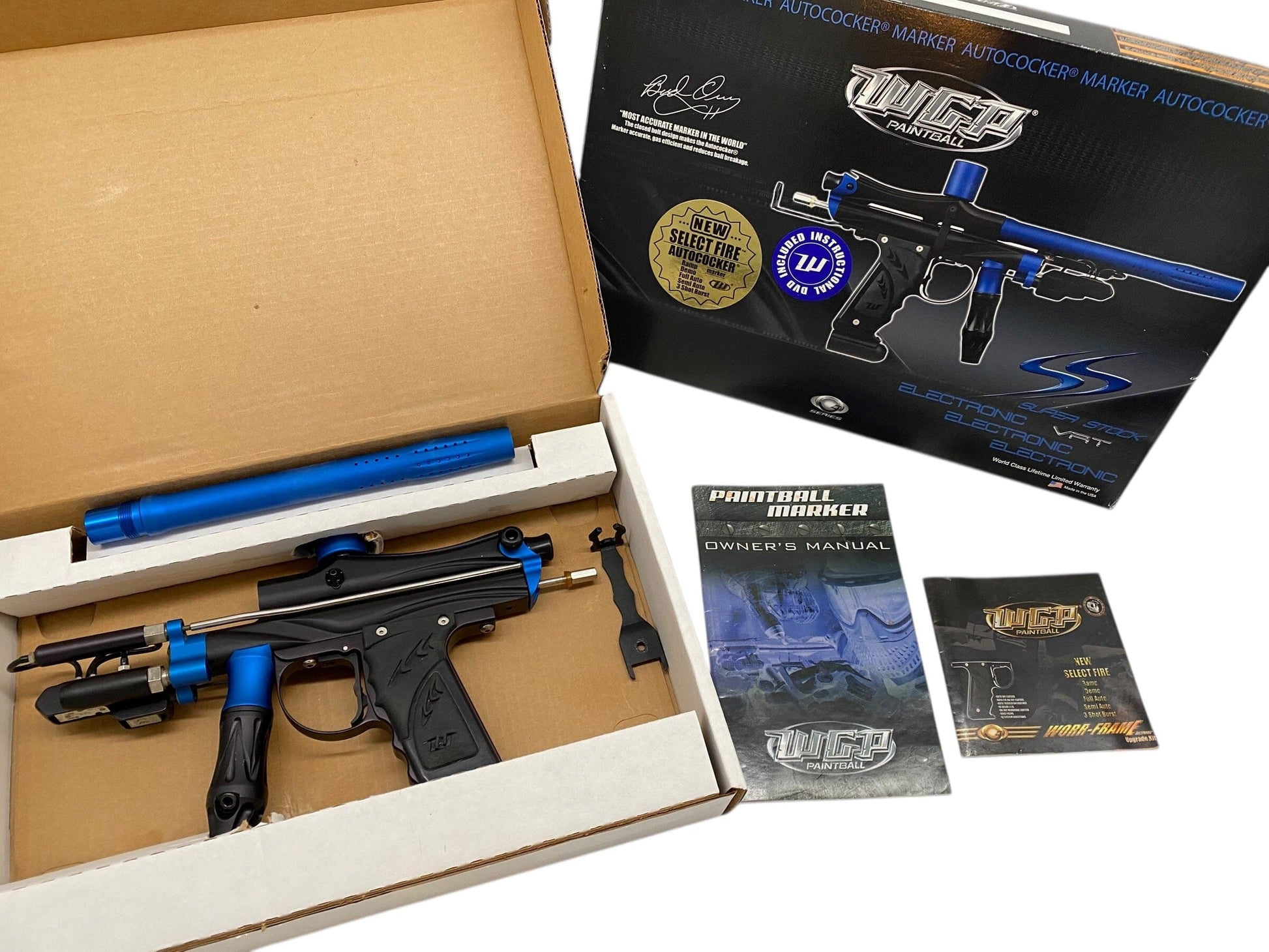 Used New 2k5 superstock WGP Auto Cocker Paintball Gun Paintball Gun from CPXBrosPaintball Buy/Sell/Trade Paintball Markers, New Paintball Guns, Paintball Hoppers, Paintball Masks, and Hormesis Headbands