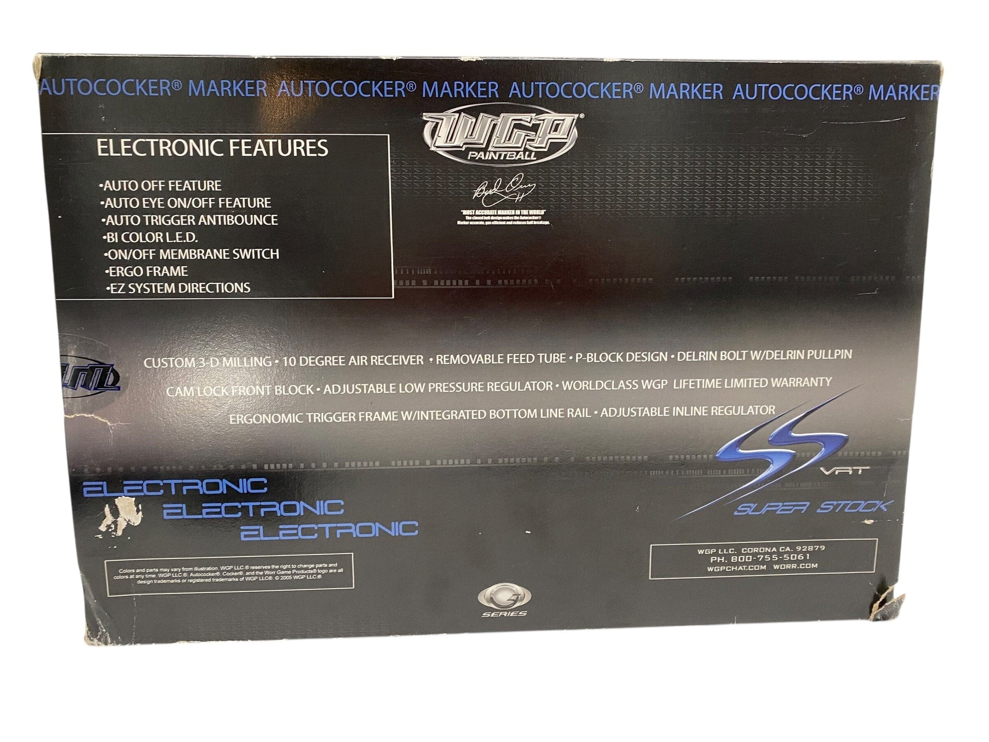 Used New 2k5 superstock WGP Auto Cocker Paintball Gun Paintball Gun from CPXBrosPaintball Buy/Sell/Trade Paintball Markers, New Paintball Guns, Paintball Hoppers, Paintball Masks, and Hormesis Headbands