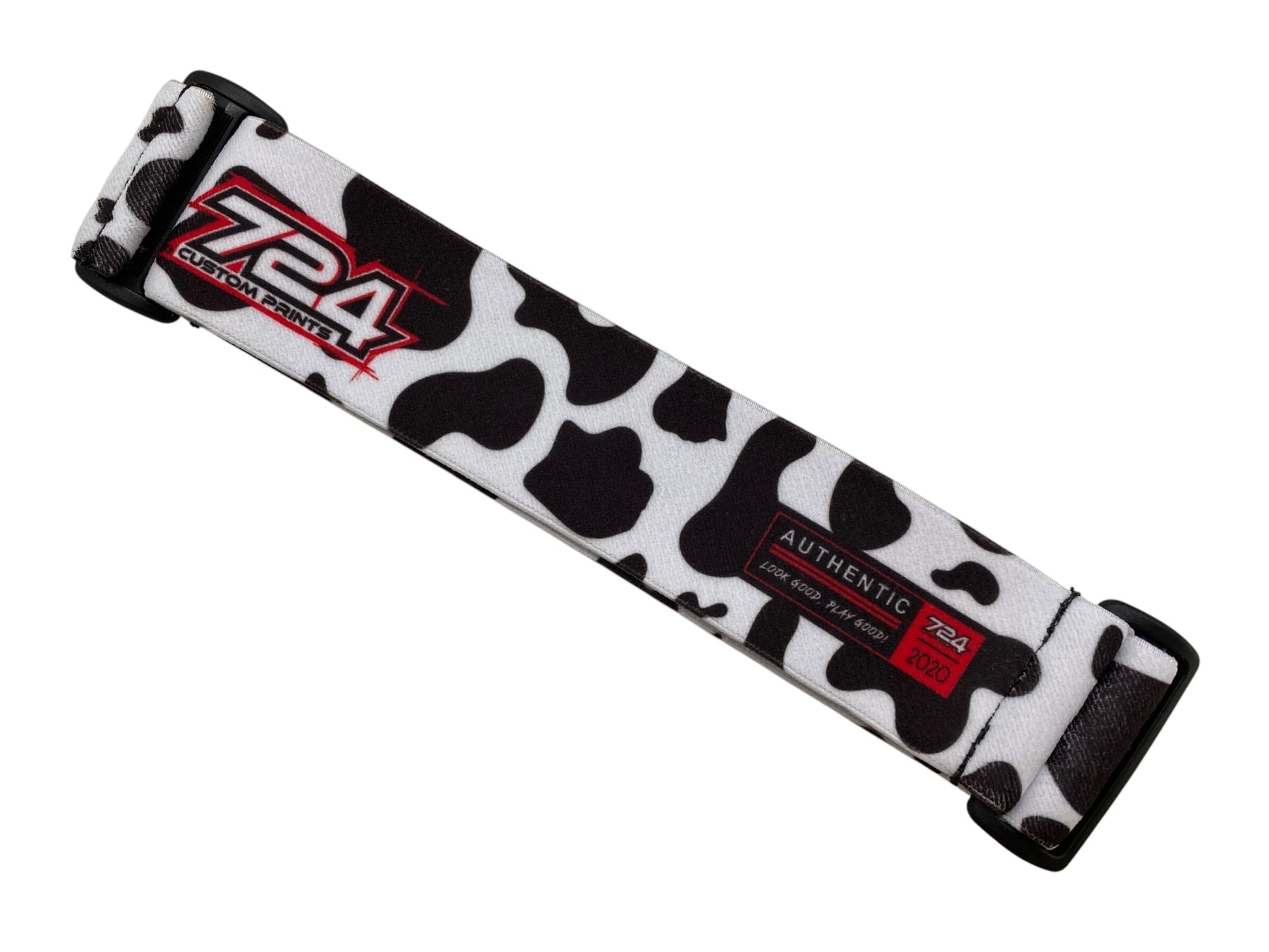 Used NEW 724 CUSTOMS Mask Strap Cow Print Paintball Gun from CPXBrosPaintball Buy/Sell/Trade Paintball Markers, New Paintball Guns, Paintball Hoppers, Paintball Masks, and Hormesis Headbands