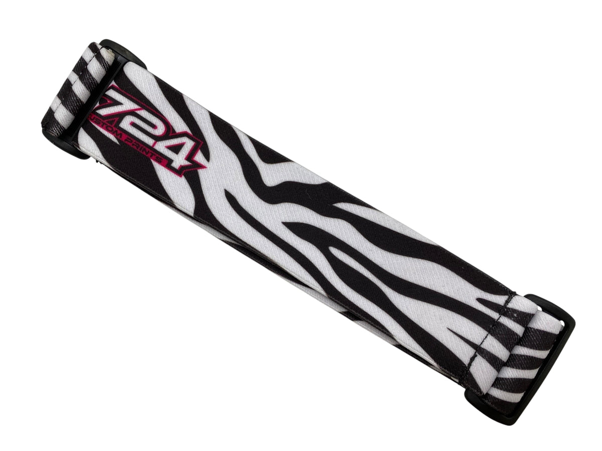 Used NEW 724 CUSTOMS Mask Strap Zebra Stripe Paintball Gun from CPXBrosPaintball Buy/Sell/Trade Paintball Markers, New Paintball Guns, Paintball Hoppers, Paintball Masks, and Hormesis Headbands