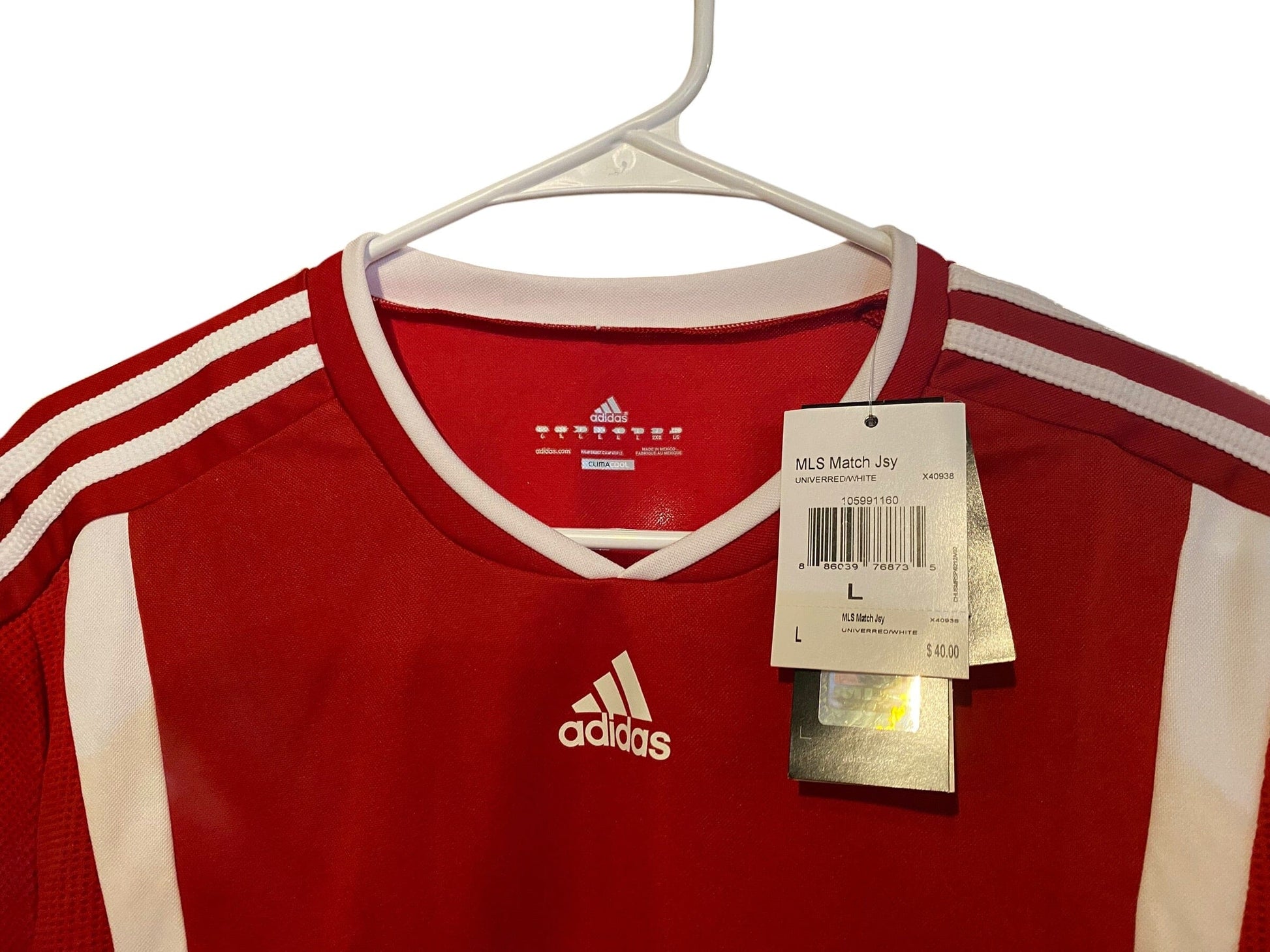 Used NEW Addidas Official MLS Soccer Jersey : RED SIZE LARGE Paintball Gun from CPXBrosPaintball Buy/Sell/Trade Paintball Markers, New Paintball Guns, Paintball Hoppers, Paintball Masks, and Hormesis Headbands