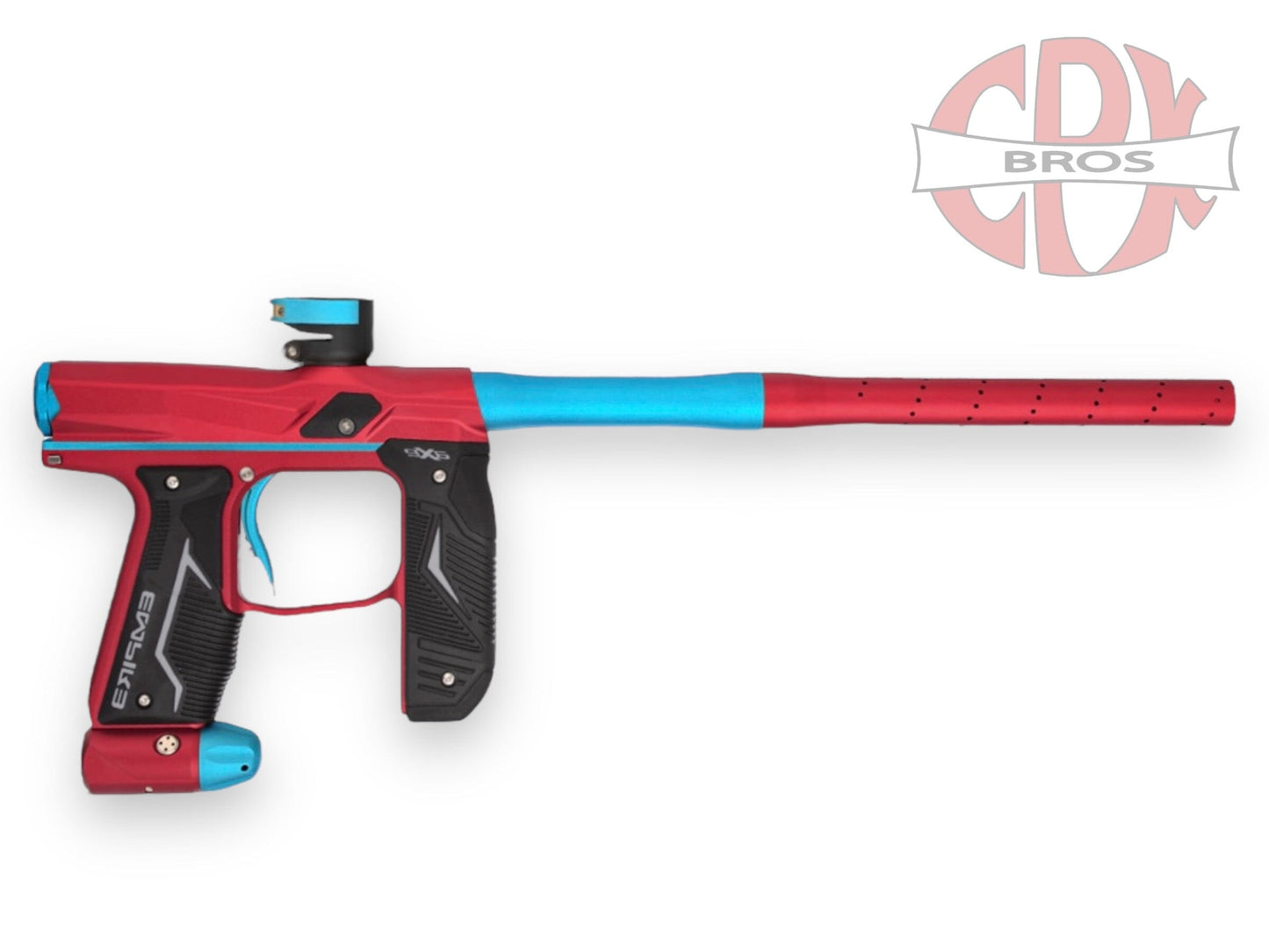 Used New Axe 2.0 Dust Red/Aqua Paintball Gun from CPXBrosPaintball Buy/Sell/Trade Paintball Markers, New Paintball Guns, Paintball Hoppers, Paintball Masks, and Hormesis Headbands