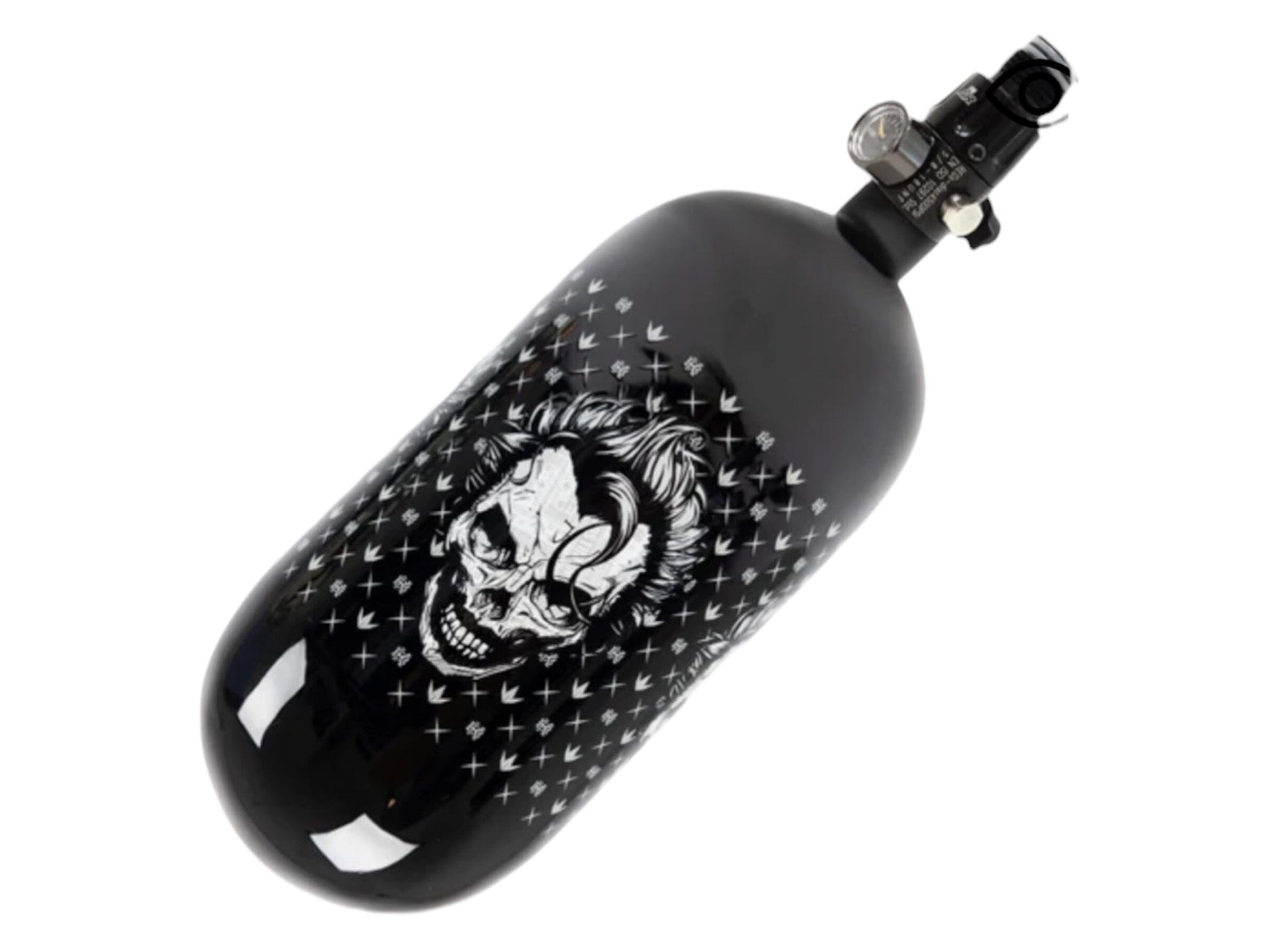 Used NEW Bunkerkings FN Air System - 90ci 4500psi - Black Joker Skull Paintball Gun from CPXBrosPaintball Buy/Sell/Trade Paintball Markers, New Paintball Guns, Paintball Hoppers, Paintball Masks, and Hormesis Headbands