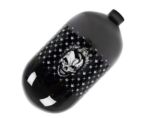 Used NEW Bunkerkings FN Lite Air Bottle Only - 70ci 4500psi - Black Joker Skull Paintball Gun from CPXBrosPaintball Buy/Sell/Trade Paintball Markers, New Paintball Guns, Paintball Hoppers, Paintball Masks, and Hormesis Headbands