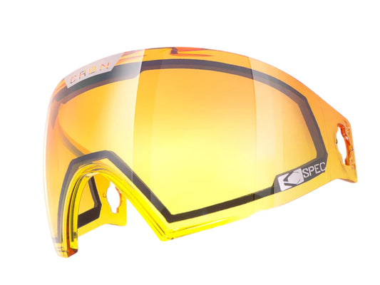 Used NEW Carbon C Spec Lowlight Lens- Orange fade- Clear Mirror Paintball Gun from CPXBrosPaintball Buy/Sell/Trade Paintball Markers, New Paintball Guns, Paintball Hoppers, Paintball Masks, and Hormesis Headbands