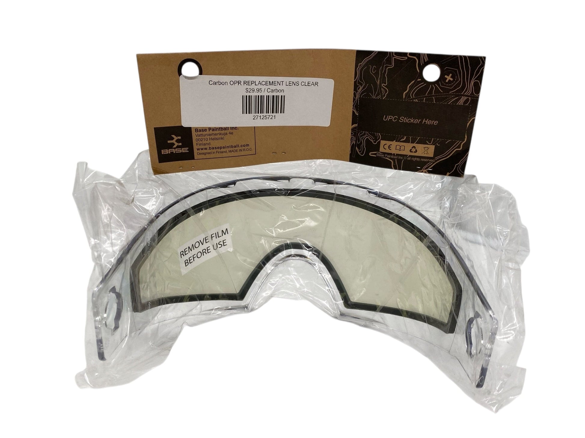 Used NEW Carbon OPR REPLACEMENT LENS CLEAR Paintball Gun from CPXBrosPaintball Buy/Sell/Trade Paintball Markers, New Paintball Guns, Paintball Hoppers, Paintball Masks, and Hormesis Headbands