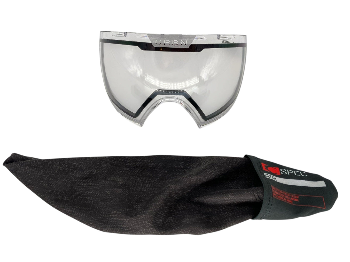 Used NEW CRBN C SPEC LENS - Clear Paintball Mask Lens Paintball Gun from CPXBrosPaintball Buy/Sell/Trade Paintball Markers, New Paintball Guns, Paintball Hoppers, Paintball Masks, and Hormesis Headbands