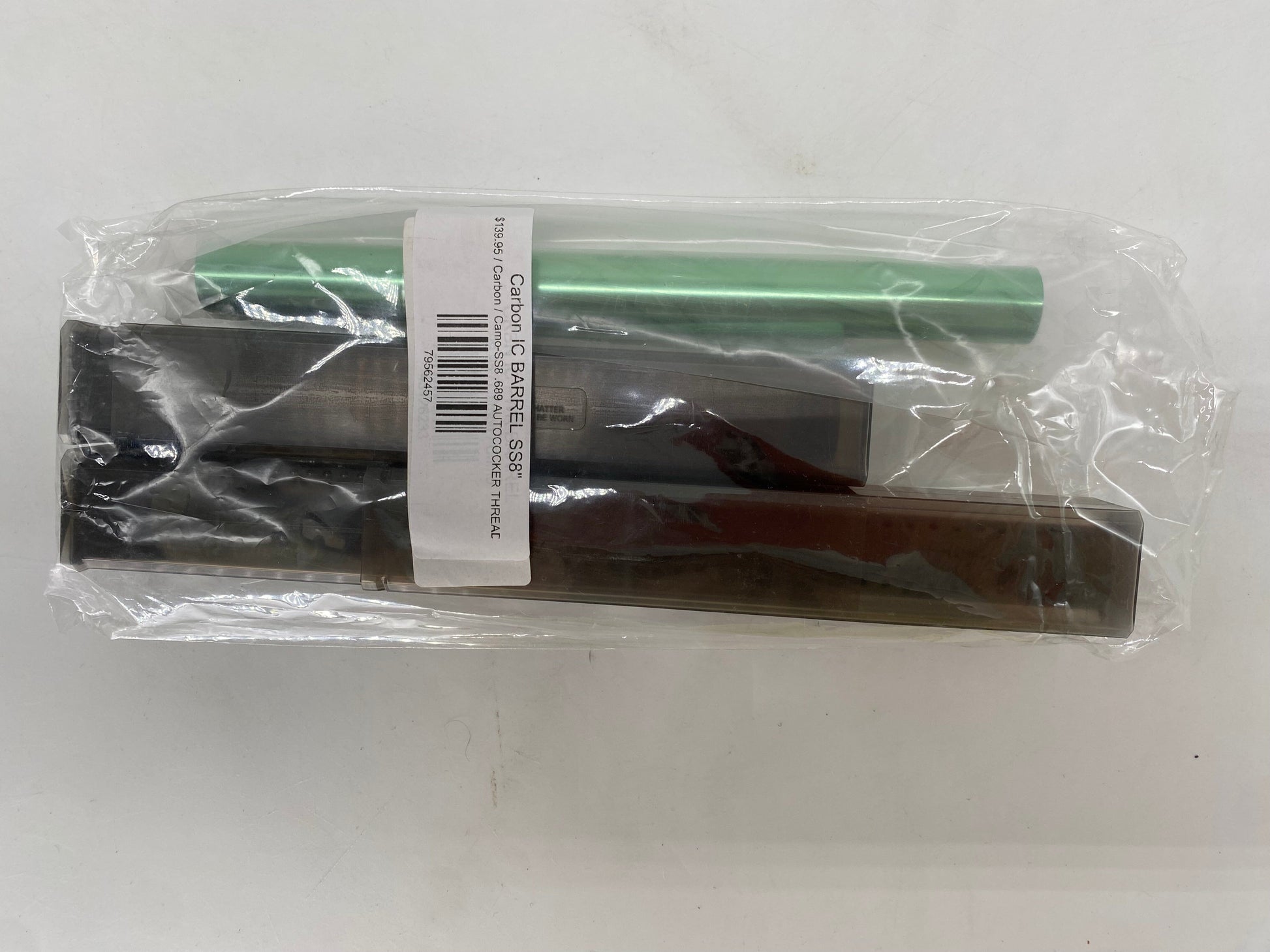 Used NEW CRBN IC Barrel SS8" - Autococker Threads- Camo (.689 insert) Paintball Gun from CPXBrosPaintball Buy/Sell/Trade Paintball Markers, New Paintball Guns, Paintball Hoppers, Paintball Masks, and Hormesis Headbands