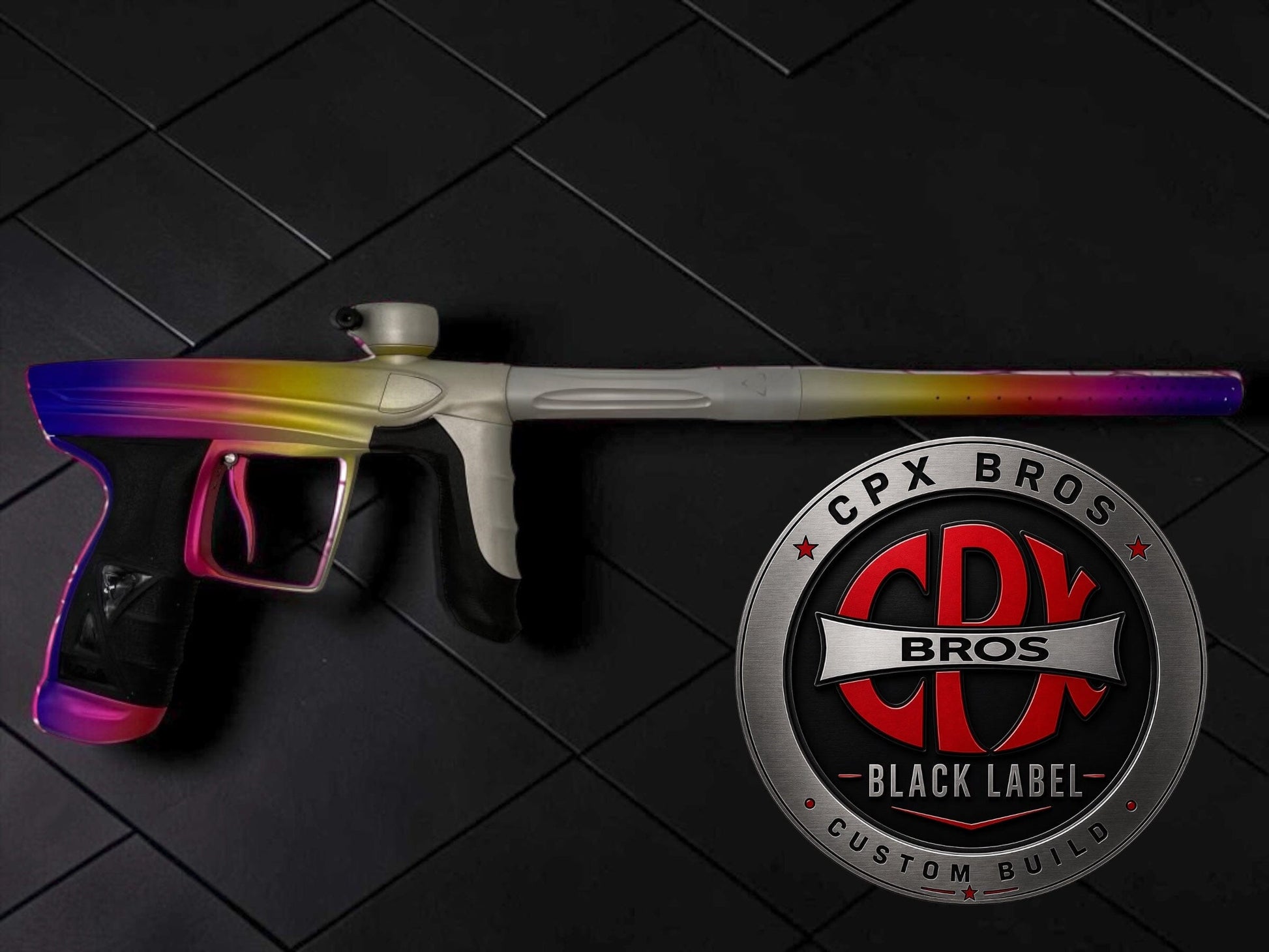 Used NEW DLX LUXE AIRE -CsGo Glock Fade Cpx Black Label Paintball Gun from CPXBrosPaintball Buy/Sell/Trade Paintball Markers, New Paintball Guns, Paintball Hoppers, Paintball Masks, and Hormesis Headbands