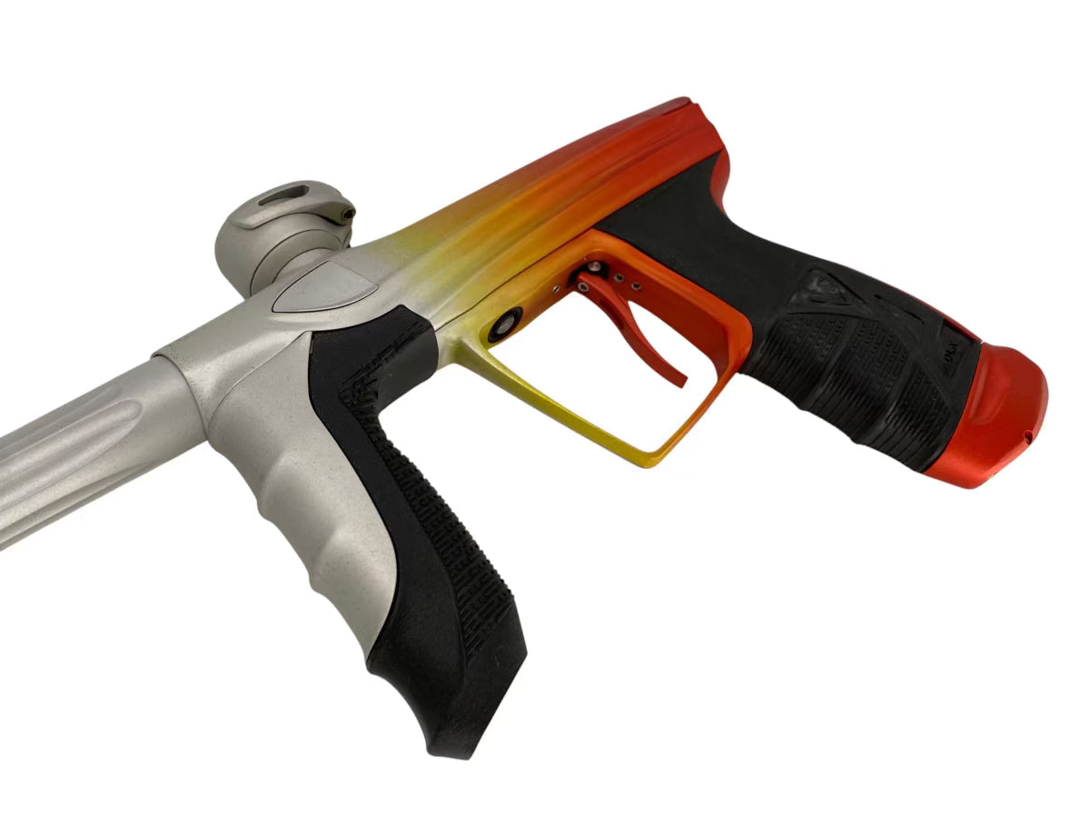 Used NEW DLX LUXE AIRE -Orange Creamsicle Fade Cpx Black Label Paintball Gun Paintball Gun from CPXBrosPaintball Buy/Sell/Trade Paintball Markers, New Paintball Guns, Paintball Hoppers, Paintball Masks, and Hormesis Headbands