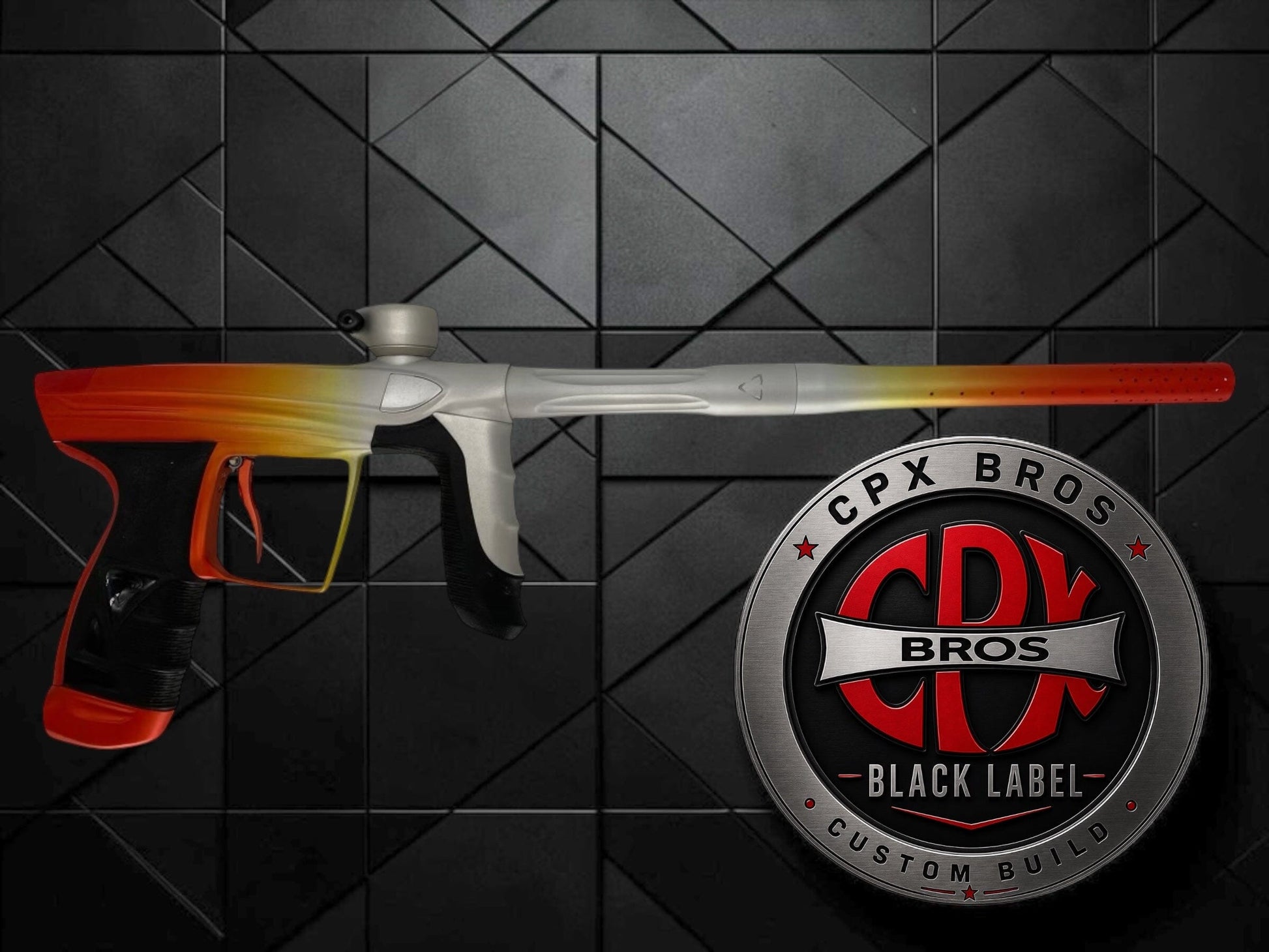 Used NEW DLX LUXE AIRE -Orange Creamsicle Fade Cpx Black Label Paintball Gun Paintball Gun from CPXBrosPaintball Buy/Sell/Trade Paintball Markers, New Paintball Guns, Paintball Hoppers, Paintball Masks, and Hormesis Headbands