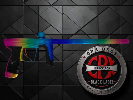 Used NEW DLX LUXE AIRE -Rainbow Skittle Fade Cpx Black Label Paintball Gun Paintball Gun from CPXBrosPaintball Buy/Sell/Trade Paintball Markers, New Paintball Guns, Paintball Hoppers, Paintball Masks, and Hormesis Headbands