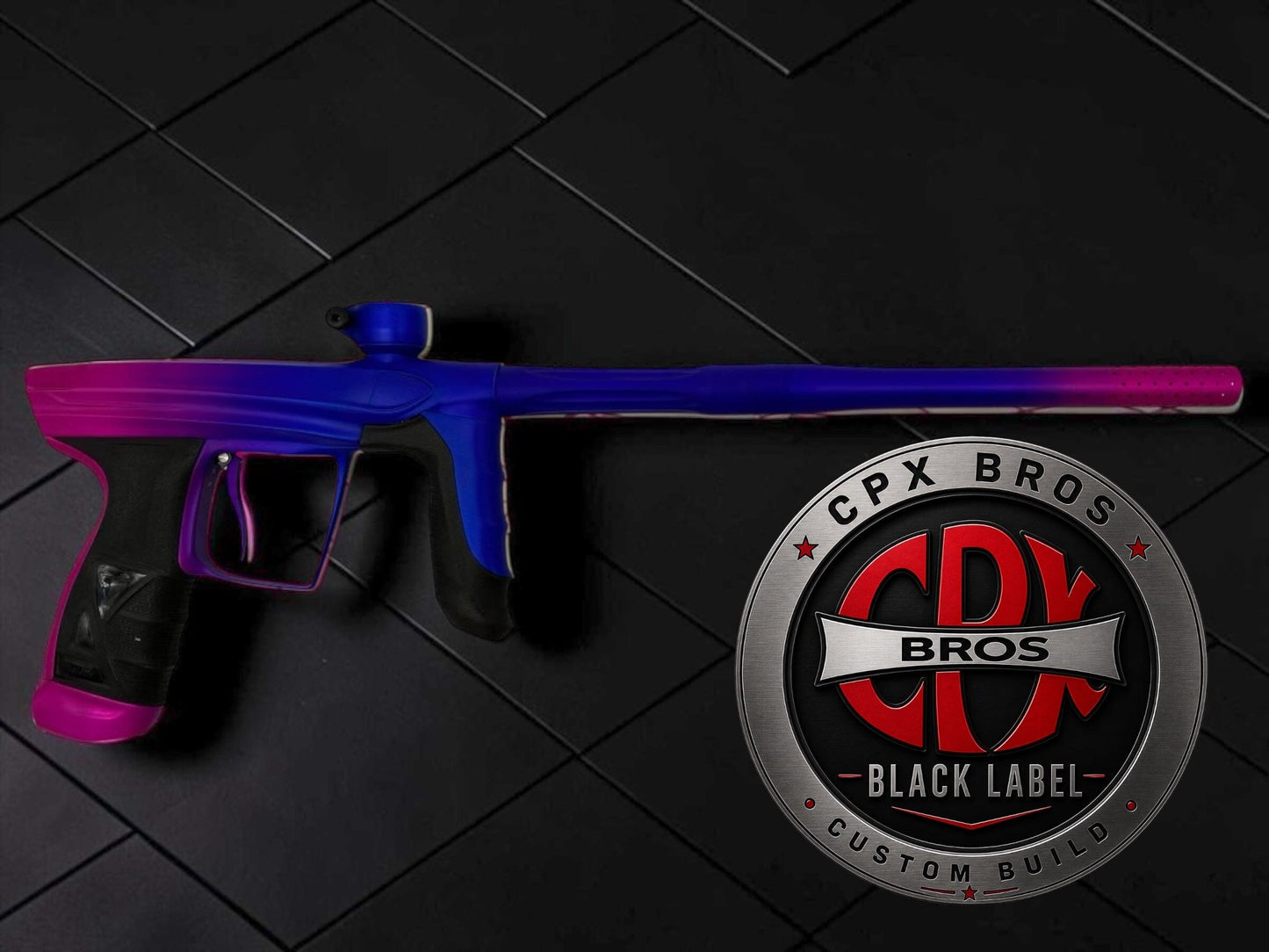 Used NEW DLX LUXE AIRE -Tokyo Fade Cpx Black Label Paintball Gun from CPXBrosPaintball Buy/Sell/Trade Paintball Markers, New Paintball Guns, Paintball Hoppers, Paintball Masks, and Hormesis Headbands