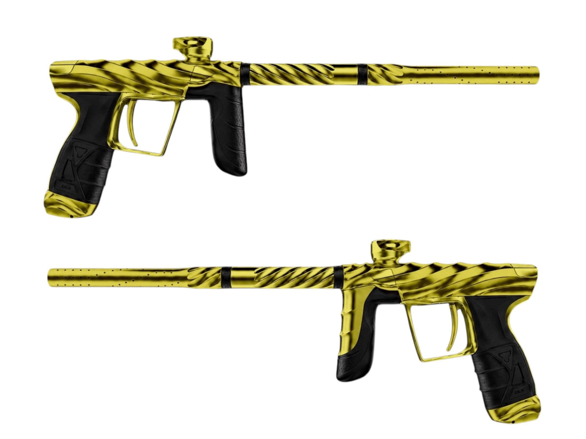 Used New Dlx/Method/Twister Luxe Aire “007” Gloss Gold/Gloss Gold Paintball Gun Paintball Gun from CPXBrosPaintball Buy/Sell/Trade Paintball Markers, New Paintball Guns, Paintball Hoppers, Paintball Masks, and Hormesis Headbands