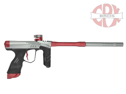 Used NEW Dye DSR+ Icon Paintball Gun - Shadow Fire (Grey/Red) Paintball Gun from CPXBrosPaintball Buy/Sell/Trade Paintball Markers, New Paintball Guns, Paintball Hoppers, Paintball Masks, and Hormesis Headbands
