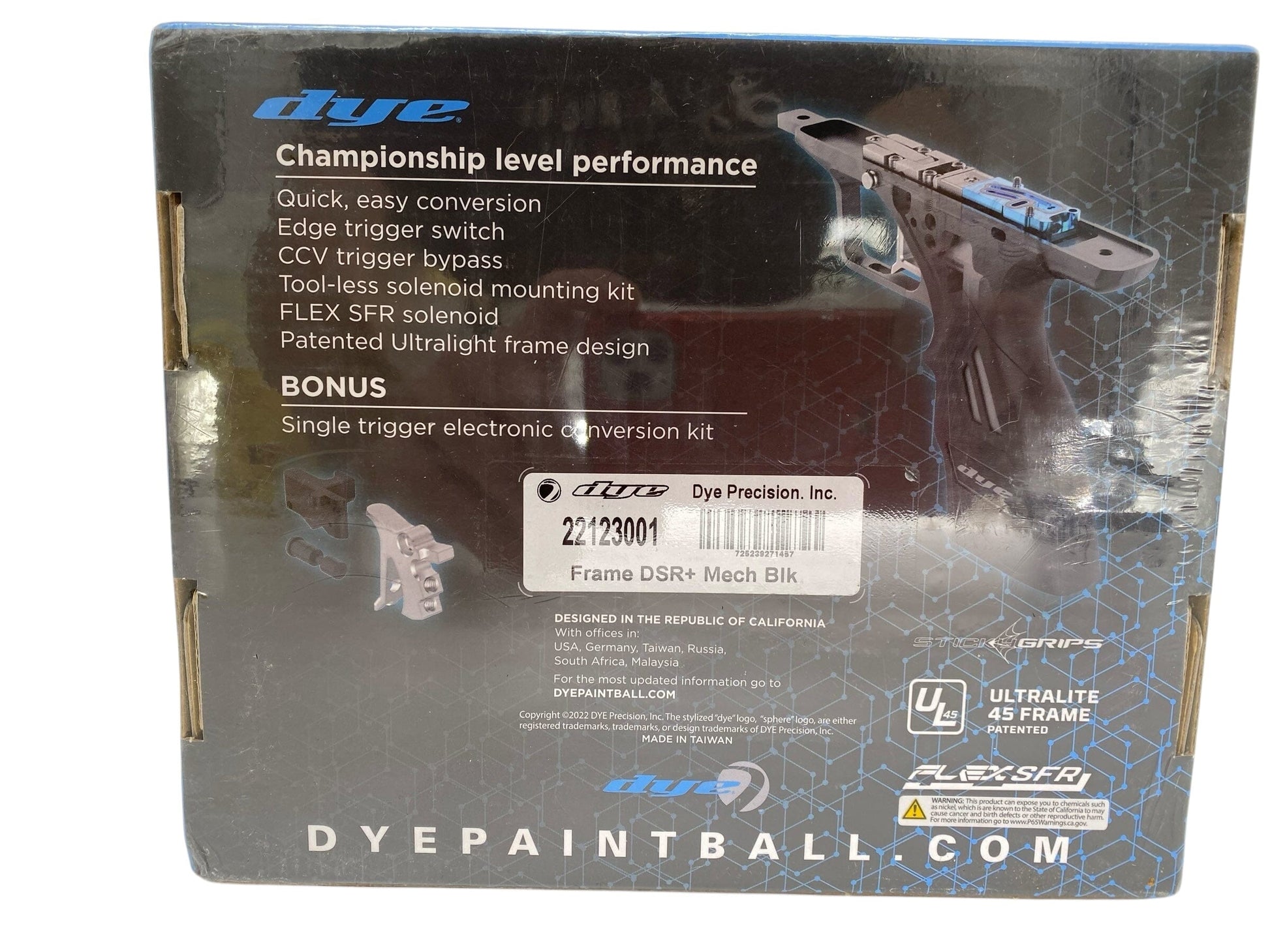 Used NEW Dye Dsr+ Mech Frame Kit Paintball Gun from CPXBrosPaintball Buy/Sell/Trade Paintball Markers, New Paintball Guns, Paintball Hoppers, Paintball Masks, and Hormesis Headbands