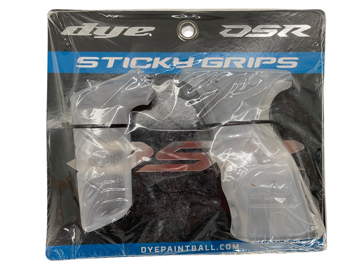 Used NEW Dye DSR Sticky Grip Kit - Clear Paintball Gun from CPXBrosPaintball Buy/Sell/Trade Paintball Markers, New Paintball Guns, Paintball Hoppers, Paintball Masks, and Hormesis Headbands