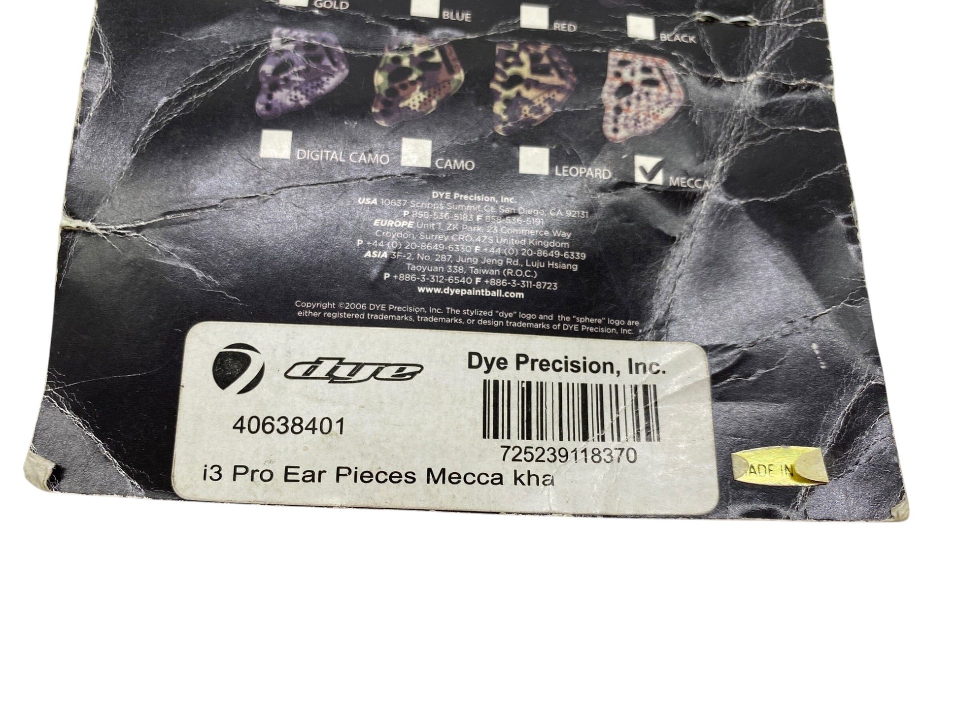 Used NEW Dye i3 Soft Ears - Mecca Paintball Gun from CPXBrosPaintball Buy/Sell/Trade Paintball Markers, New Paintball Guns, Paintball Hoppers, Paintball Masks, and Hormesis Headbands