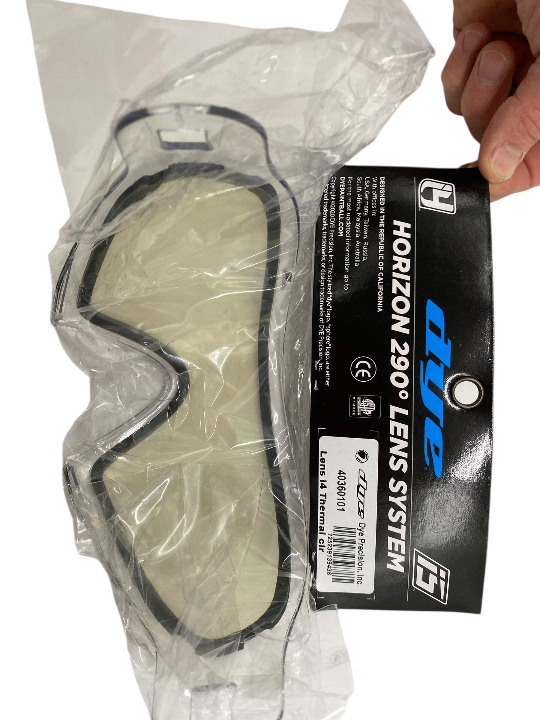 Used NEW Dye i4 Thermal Paintball Goggle Lens - Clear Paintball Gun from CPXBrosPaintball Buy/Sell/Trade Paintball Markers, New Paintball Guns, Paintball Hoppers, Paintball Masks, and Hormesis Headbands
