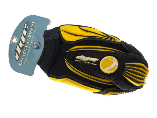 Used NEW DYE RHINO TANK COVER 45CI - YELLOW Paintball Gun from CPXBrosPaintball Buy/Sell/Trade Paintball Markers, New Paintball Guns, Paintball Hoppers, Paintball Masks, and Hormesis Headbands