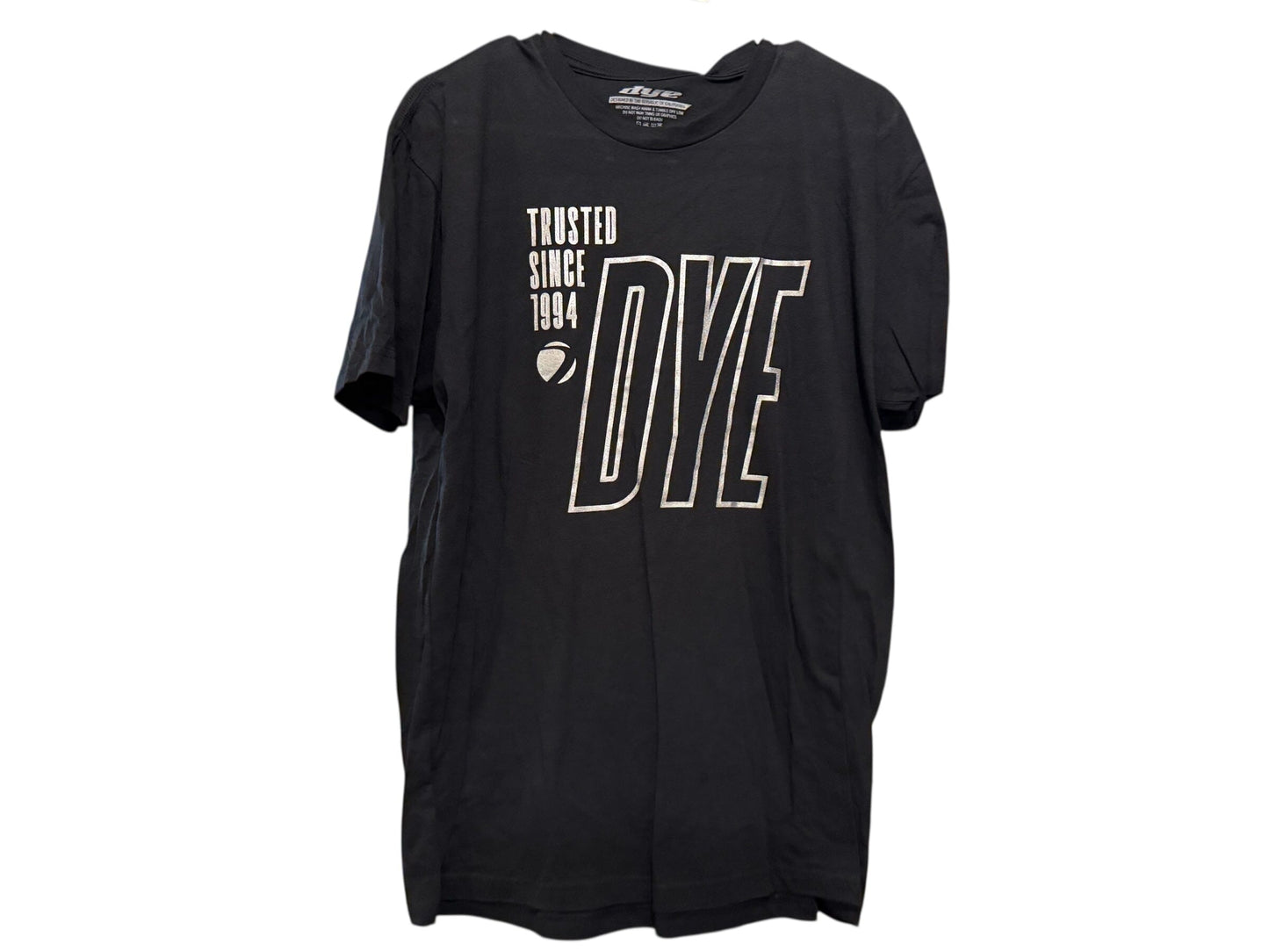 Used New Dye T-Shirt - SIZE LARGE Paintball Gun from CPXBrosPaintball Buy/Sell/Trade Paintball Markers, New Paintball Guns, Paintball Hoppers, Paintball Masks, and Hormesis Headbands