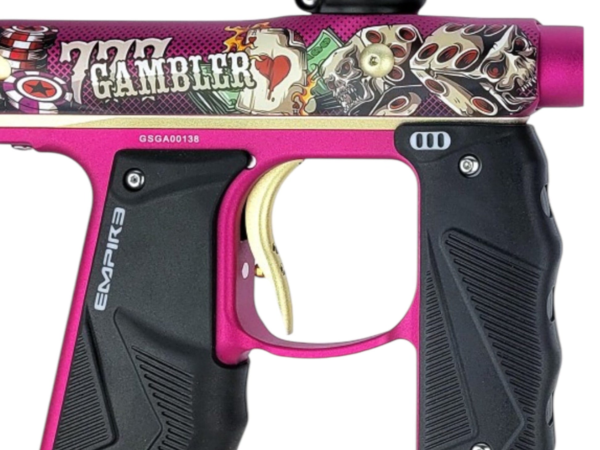 Used NEW Empire Mini GS Paintball Marker LE Gambler w 2 PC Barrel Paintball Gun from CPXBrosPaintball Buy/Sell/Trade Paintball Markers, New Paintball Guns, Paintball Hoppers, Paintball Masks, and Hormesis Headbands