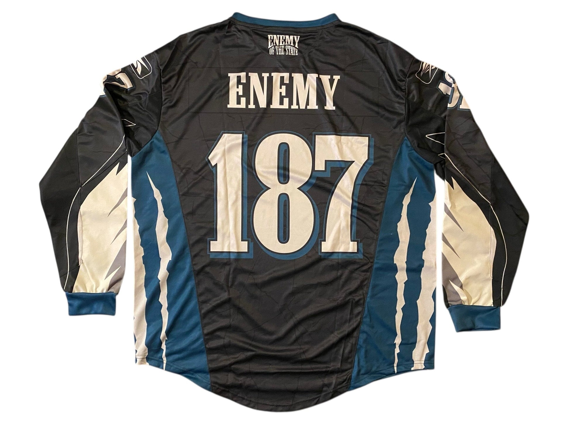 Used NEW ENEMY OF THE STATE Paintball Jersey : size 4XL Paintball Gun from CPXBrosPaintball Buy/Sell/Trade Paintball Markers, New Paintball Guns, Paintball Hoppers, Paintball Masks, and Hormesis Headbands