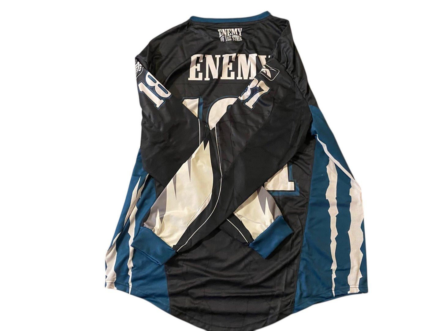 Used NEW ENEMY OF THE STATE Paintball Jersey : size 4XL Paintball Gun from CPXBrosPaintball Buy/Sell/Trade Paintball Markers, New Paintball Guns, Paintball Hoppers, Paintball Masks, and Hormesis Headbands