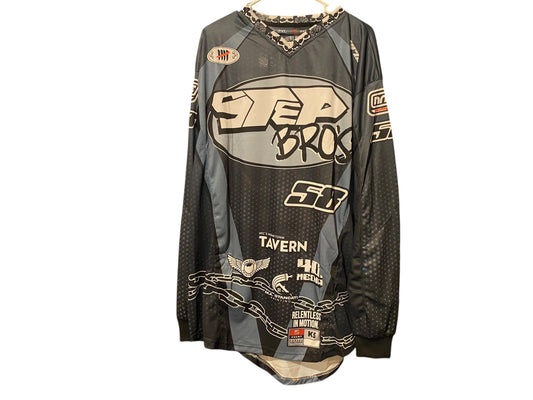 Used NEW ENEMY OF THE STATE Paintball Jersey STEP BROS : Size 2XL Paintball Gun from CPXBrosPaintball Buy/Sell/Trade Paintball Markers, New Paintball Guns, Paintball Hoppers, Paintball Masks, and Hormesis Headbands