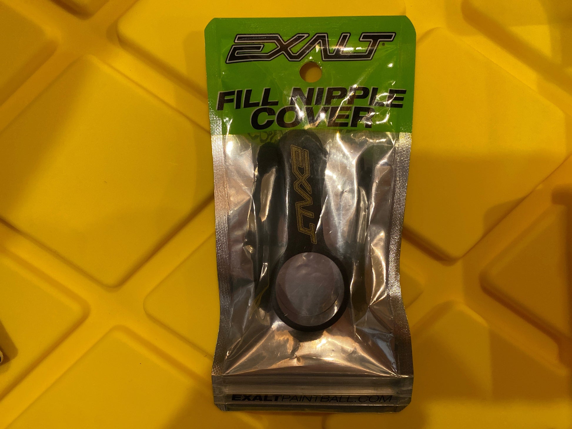 Used NEW Exalt Paintball Fill Nipple Cover Protective Gear For Paintball Regulator Black/Gold Paintball Gun from CPXBrosPaintball Buy/Sell/Trade Paintball Markers, New Paintball Guns, Paintball Hoppers, Paintball Masks, and Hormesis Headbands