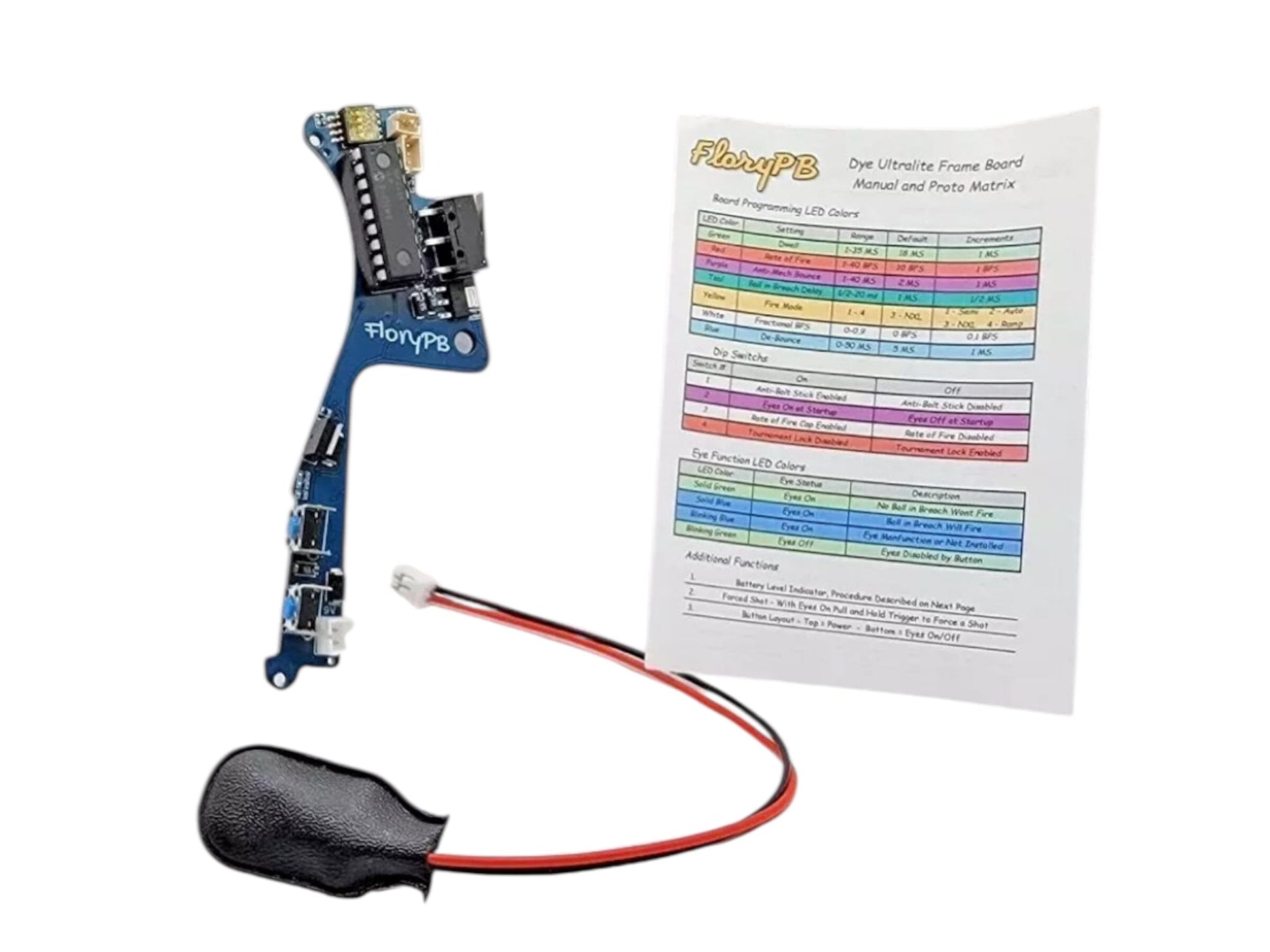 Used NEW FloryPB Dye NT and Tool-Less DM UL Frame Board 10 BPS Ready Paintball Gun from CPXBrosPaintball Buy/Sell/Trade Paintball Markers, New Paintball Guns, Paintball Hoppers, Paintball Masks, and Hormesis Headbands