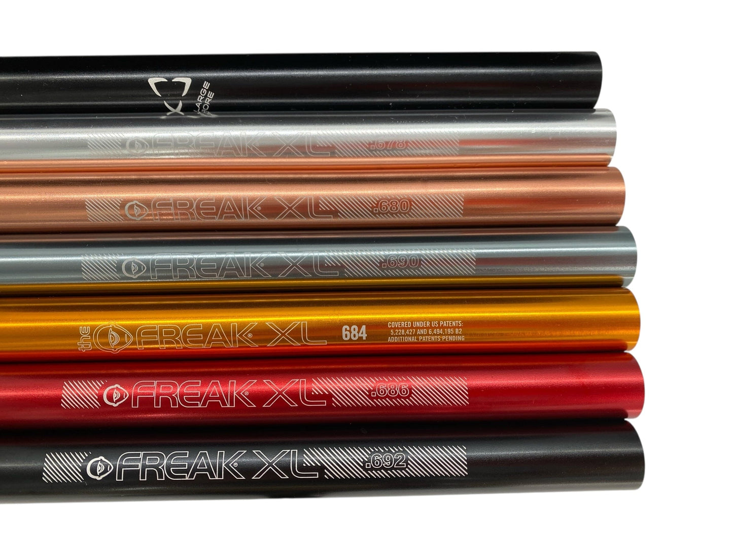 Used New Freak XL Boremaster Insert Kit Aluminum (6 freak and 1 Large Bore) Paintball Gun from CPXBrosPaintball Buy/Sell/Trade Paintball Markers, New Paintball Guns, Paintball Hoppers, Paintball Masks, and Hormesis Headbands