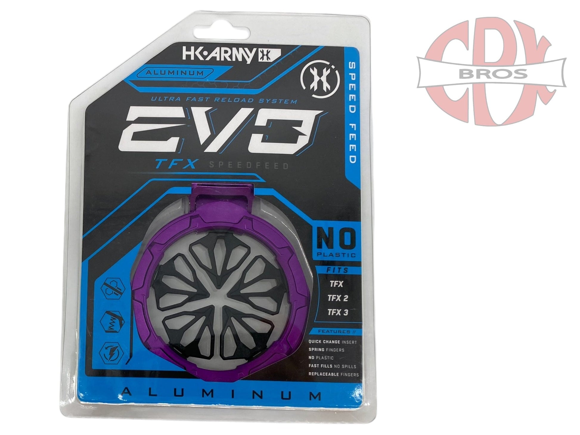 Used New Hk Army Evo TFX Speed Feed - Purple Paintball Gun from CPXBrosPaintball Buy/Sell/Trade Paintball Markers, New Paintball Guns, Paintball Hoppers, Paintball Masks, and Hormesis Headbands