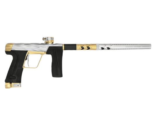 Used NEW HK Army x Planet Eclipse CS3 Pro – Shredder Edition Silver/Gold Paintball Gun from CPXBrosPaintball Buy/Sell/Trade Paintball Markers, New Paintball Guns, Paintball Hoppers, Paintball Masks, and Hormesis Headbands