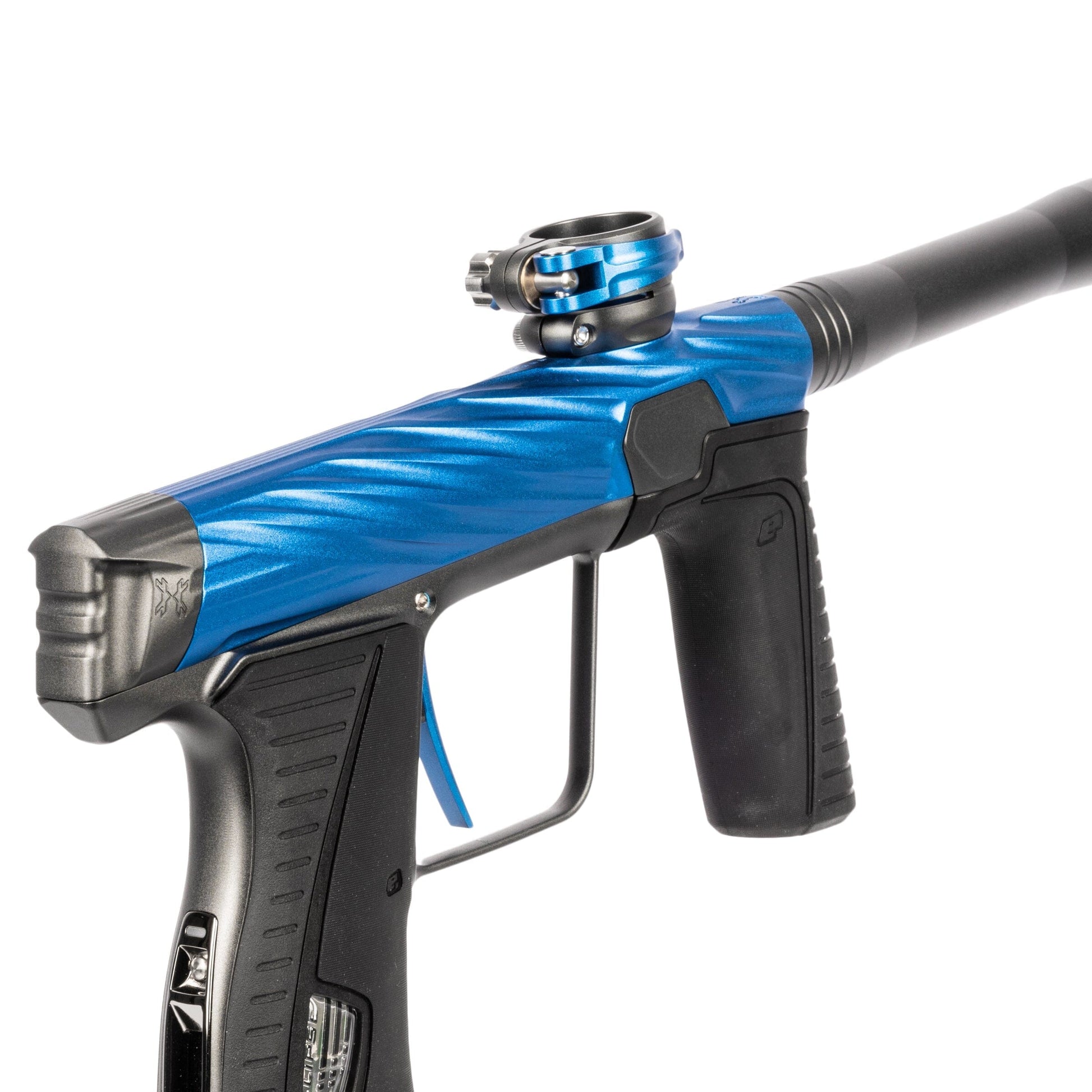 Used NEW HK Orbit 180R - Hurricane (Blue/Pewter) Paintball Gun from HK Army Clothing Buy/Sell/Trade Paintball Markers, New Paintball Guns, Paintball Hoppers, Paintball Masks, and Hormesis Headbands