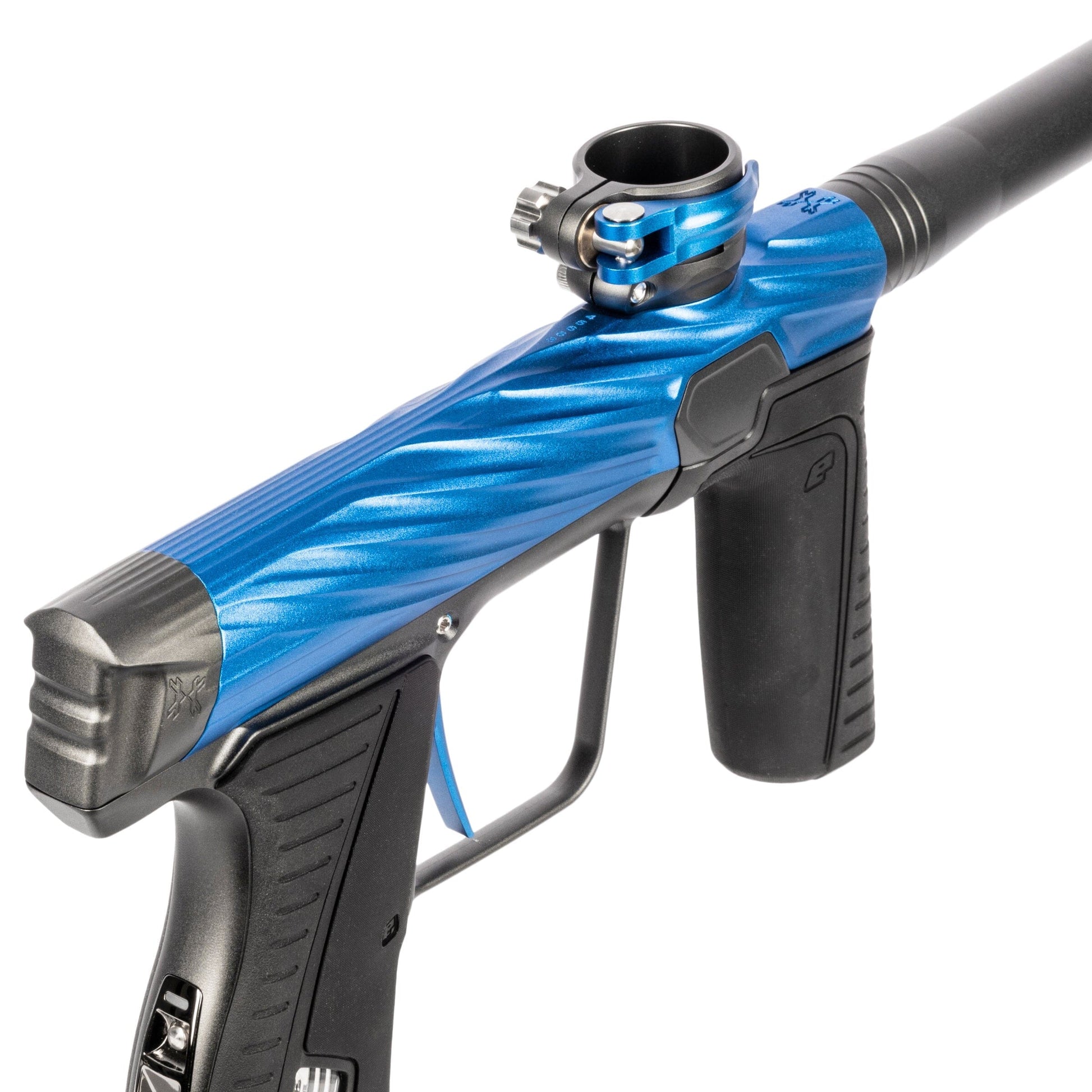 Used NEW HK Orbit 180R - Hurricane (Blue/Pewter) Paintball Gun from HK Army Clothing Buy/Sell/Trade Paintball Markers, New Paintball Guns, Paintball Hoppers, Paintball Masks, and Hormesis Headbands