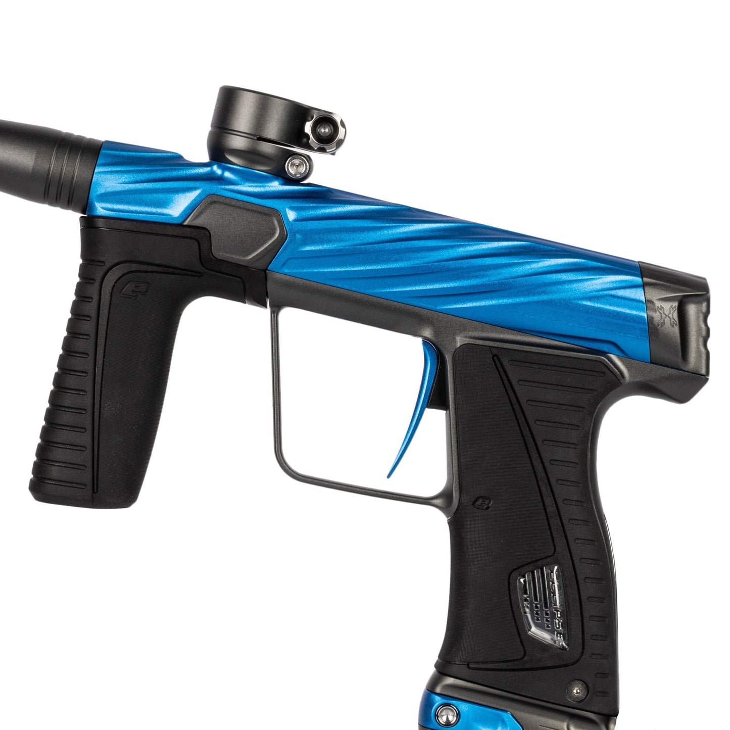 Used NEW HK Orbit 180R - Hurricane (Blue/Pewter) Paintball Gun from HK Army Clothing Buy/Sell/Trade Paintball Markers, New Paintball Guns, Paintball Hoppers, Paintball Masks, and Hormesis Headbands