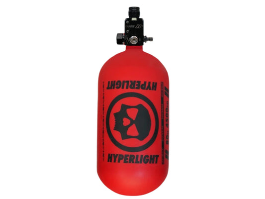 Used NEW HYPERLIGHT HOOK AIR SYSTEM - FROZEN MATTE - 80CI Red/Black Paintball Gun from CPXBrosPaintball Buy/Sell/Trade Paintball Markers, New Paintball Guns, Paintball Hoppers, Paintball Masks, and Hormesis Headbands