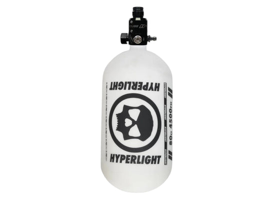 Used NEW HYPERLIGHT HOOK AIR SYSTEM - FROZEN MATTE - 80CI White/Black Paintball Gun from CPXBrosPaintball Buy/Sell/Trade Paintball Markers, New Paintball Guns, Paintball Hoppers, Paintball Masks, and Hormesis Headbands