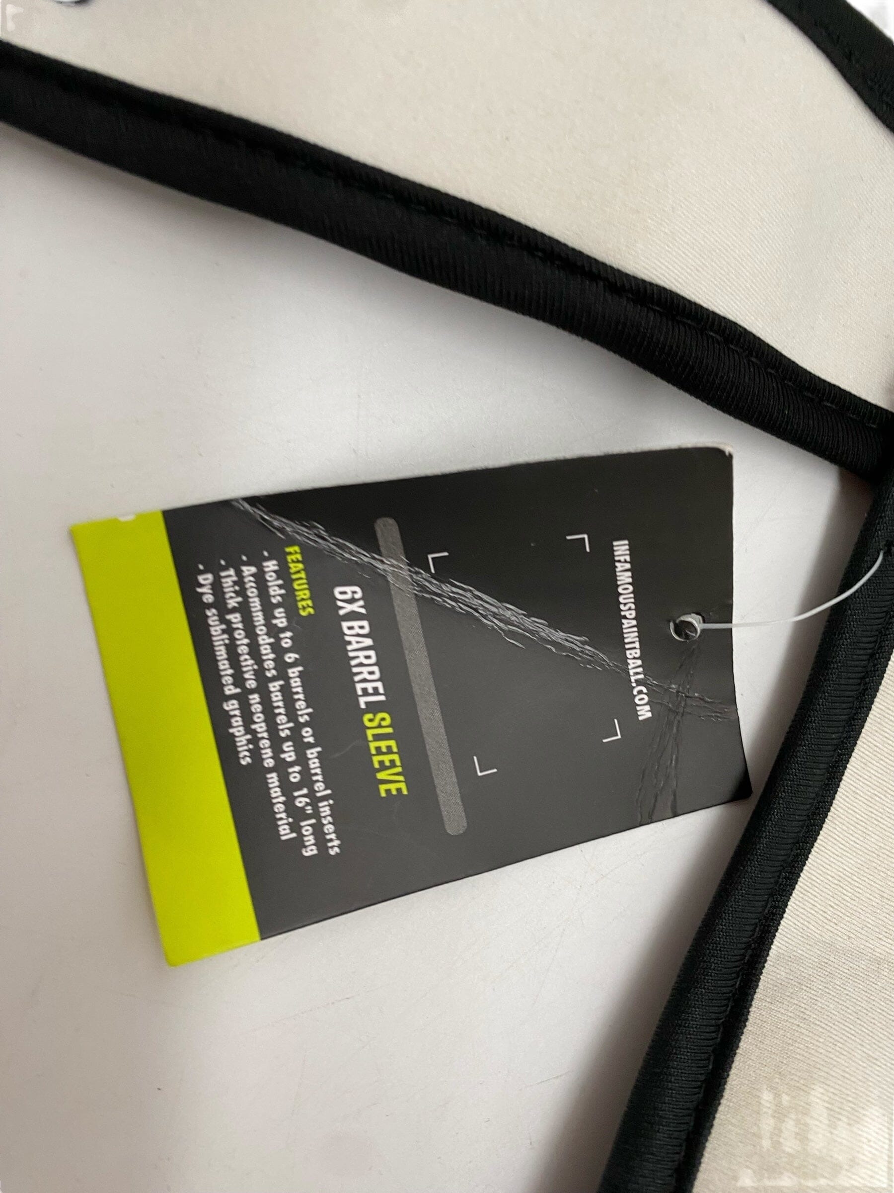 Used NEW Infamous 6X Barrel Sleeve Paintball Gun from CPXBrosPaintball Buy/Sell/Trade Paintball Markers, New Paintball Guns, Paintball Hoppers, Paintball Masks, and Hormesis Headbands