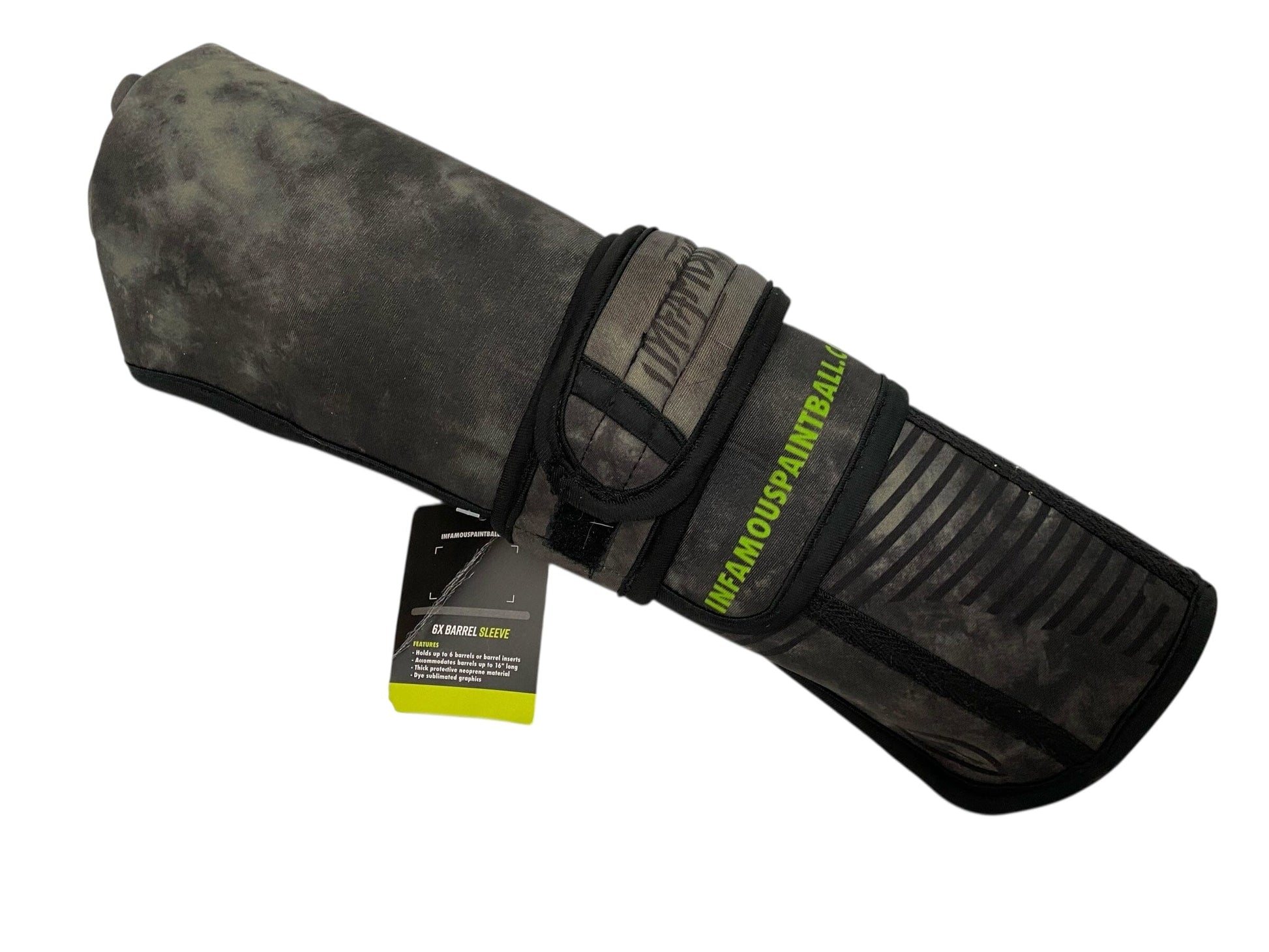 Used NEW Infamous 6X Barrel Sleeve Paintball Gun from CPXBrosPaintball Buy/Sell/Trade Paintball Markers, New Paintball Guns, Paintball Hoppers, Paintball Masks, and Hormesis Headbands