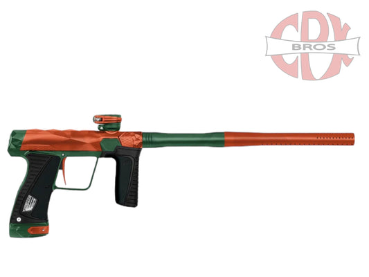 Used NEW INFAMOUS DIAMOND SKULL 180R - ORANGE/GREEN Paintball Gun from CPXBrosPaintball Buy/Sell/Trade Paintball Markers, New Paintball Guns, Paintball Hoppers, Paintball Masks, and Hormesis Headbands