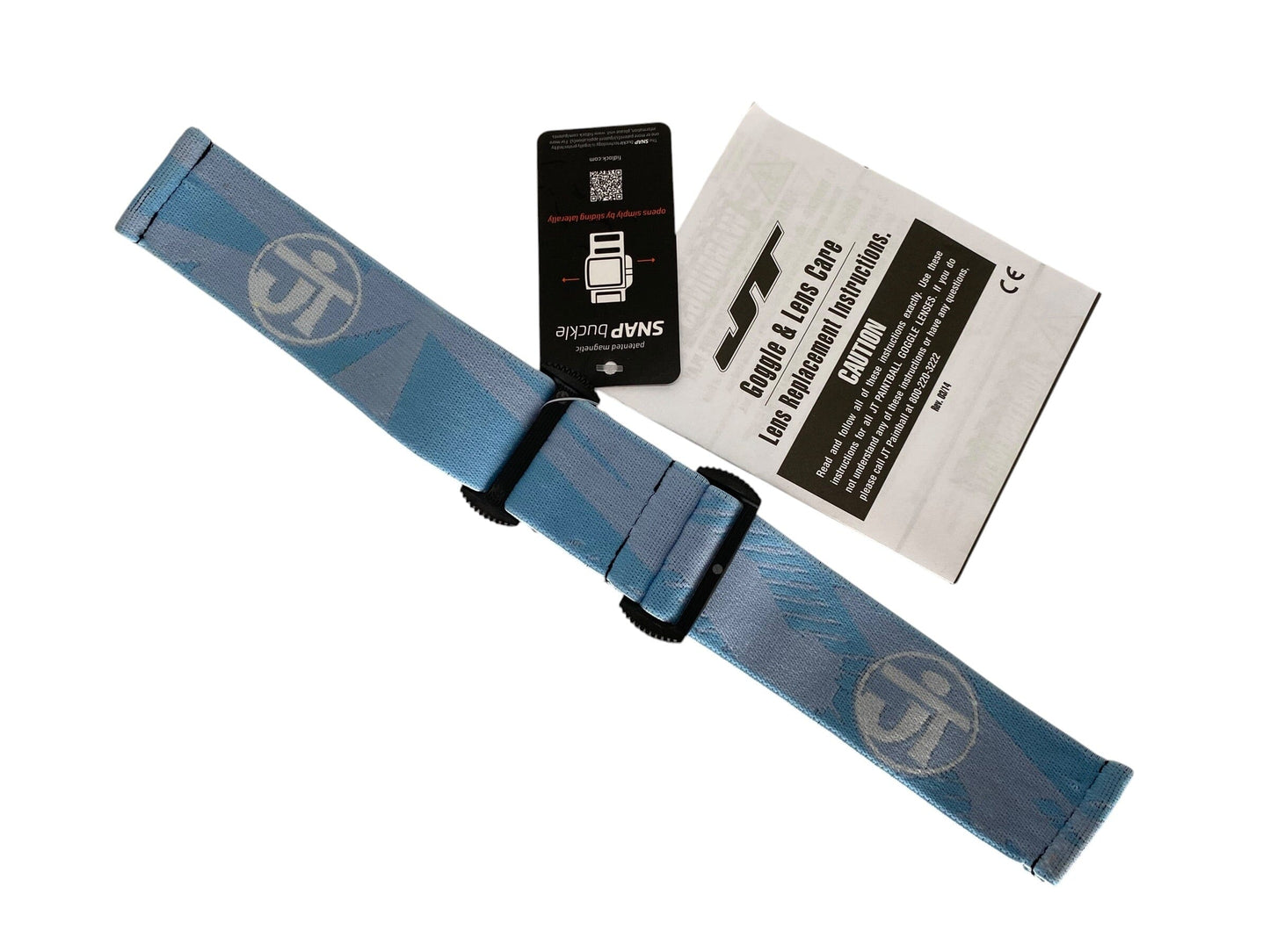 Used NEW JT Proflex Strap - Birthstone Ice Aquamarine Paintball Mask Strap Paintball Gun from CPXBrosPaintball Buy/Sell/Trade Paintball Markers, New Paintball Guns, Paintball Hoppers, Paintball Masks, and Hormesis Headbands