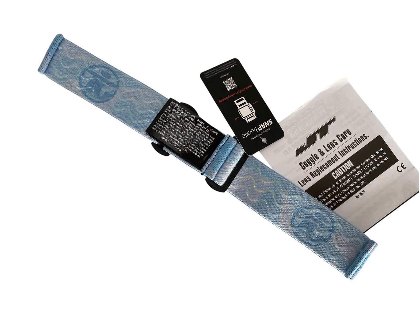 Used NEW JT Proflex Strap - Birthstone Ice Aquamarine Paintball Mask Strap Paintball Gun from CPXBrosPaintball Buy/Sell/Trade Paintball Markers, New Paintball Guns, Paintball Hoppers, Paintball Masks, and Hormesis Headbands